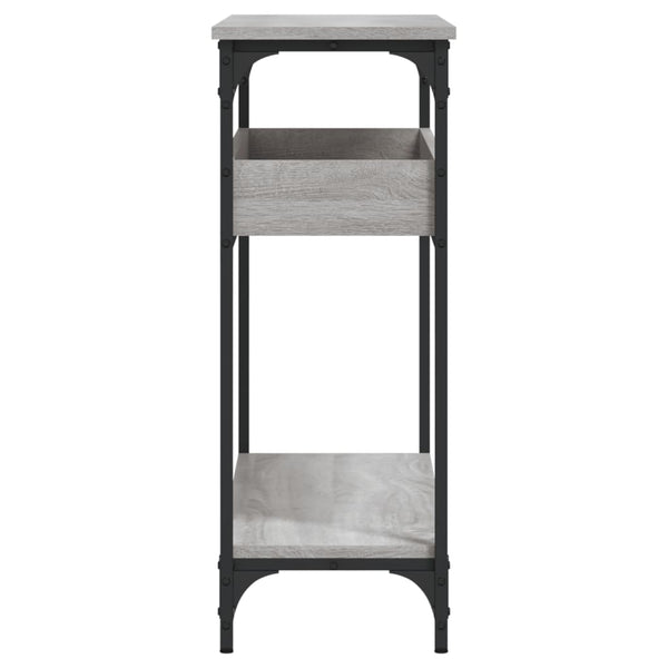 Konsolentisch Grau Sonoma 100cm mit Ablage