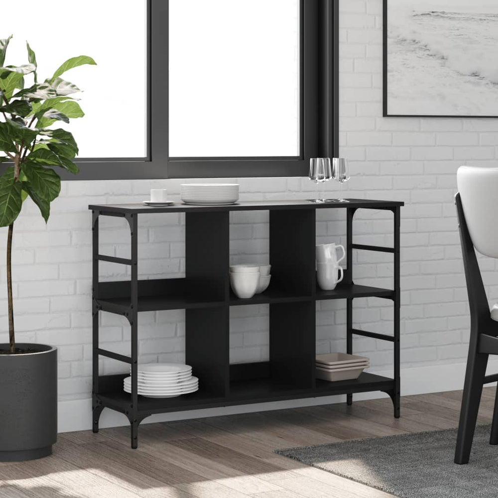 Schwarzes Sideboard 102 cm