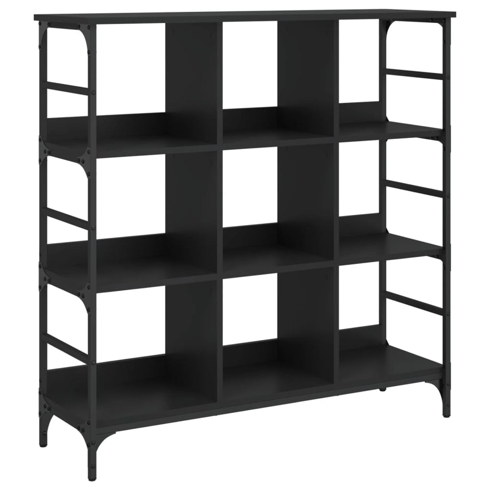 Schwarzes Sideboard 102 cm Holz