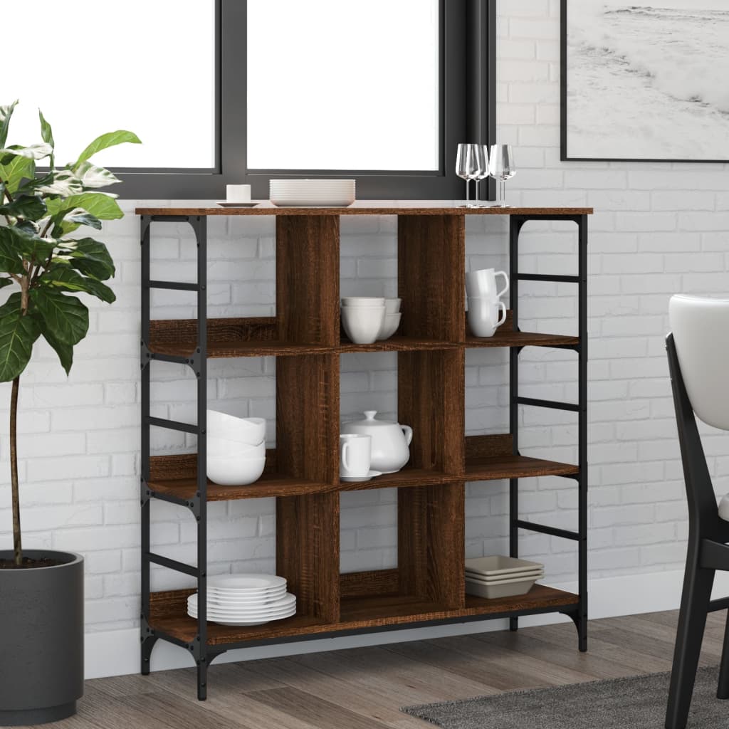 Sideboard Braun Eichenoptik 102 cm