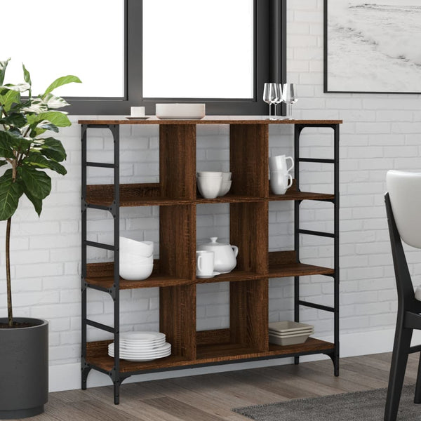 Sideboard Braun Eichenoptik 102 cm