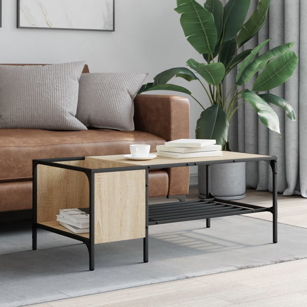 Couchtisch Sonoma Eiche mit Regal