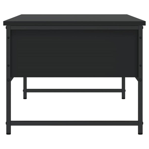 Schwarzer Couchtisch Holzwerkstoff 101 cm