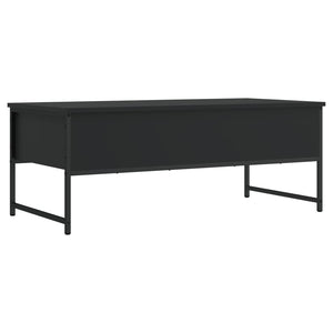 Schwarzer Couchtisch Holzwerkstoff 101 cm