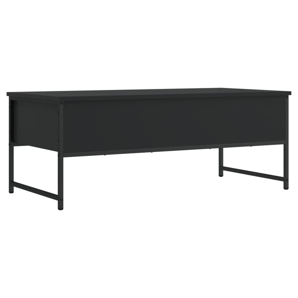 Schwarzer Couchtisch Holzwerkstoff 101 cm