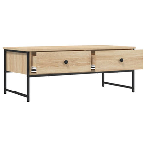 Sonoma Eiche Couchtisch mit Schubladen
