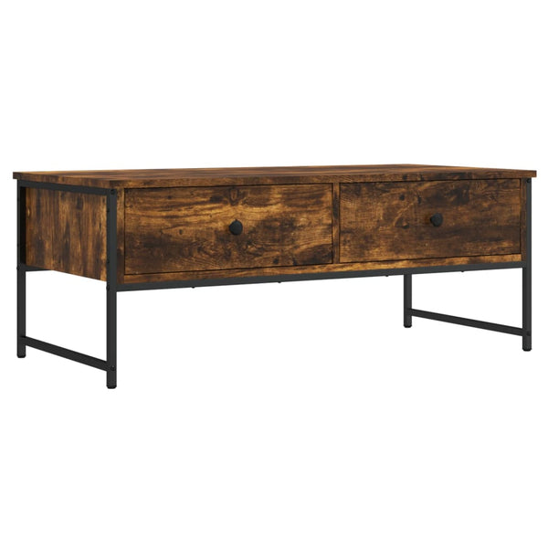Couchtisch Räuchereiche 101 cm mit Schubladen