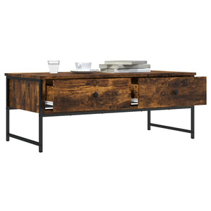 Couchtisch Räuchereiche 101 cm mit Schubladen