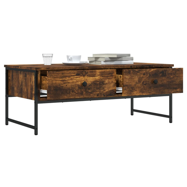 Couchtisch Räuchereiche 101 cm mit Schubladen