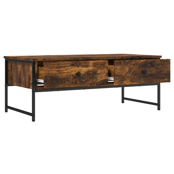 Couchtisch Räuchereiche 101 cm mit Schubladen