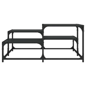 Schwarzer Couchtisch 87,5x87,5 cm