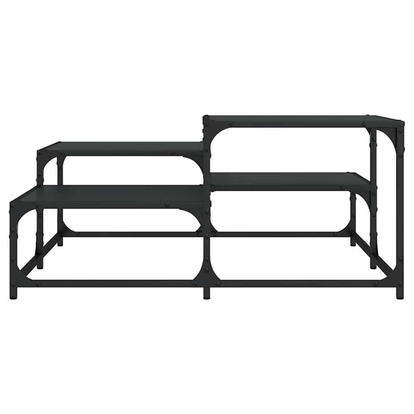 Schwarzer Couchtisch 87,5x87,5 cm