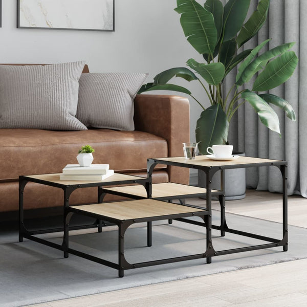 Sonoma Eiche Couchtisch, 87,5x87,5 cm