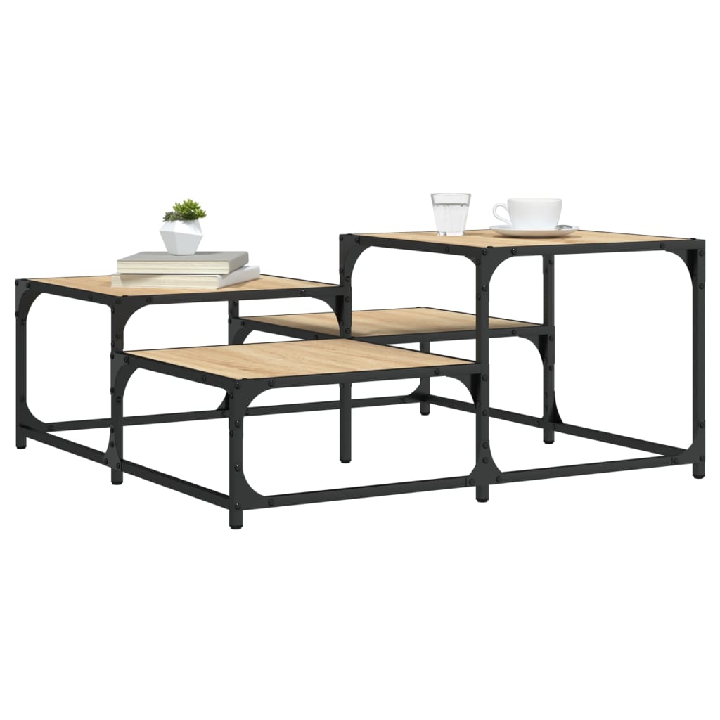 Sonoma Eiche Couchtisch, 87,5x87,5 cm