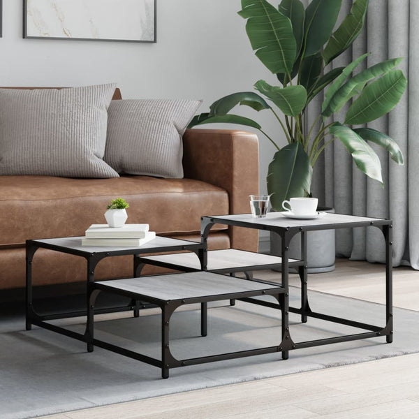 Couchtisch Grau Sonoma 87,5x87,5 cm