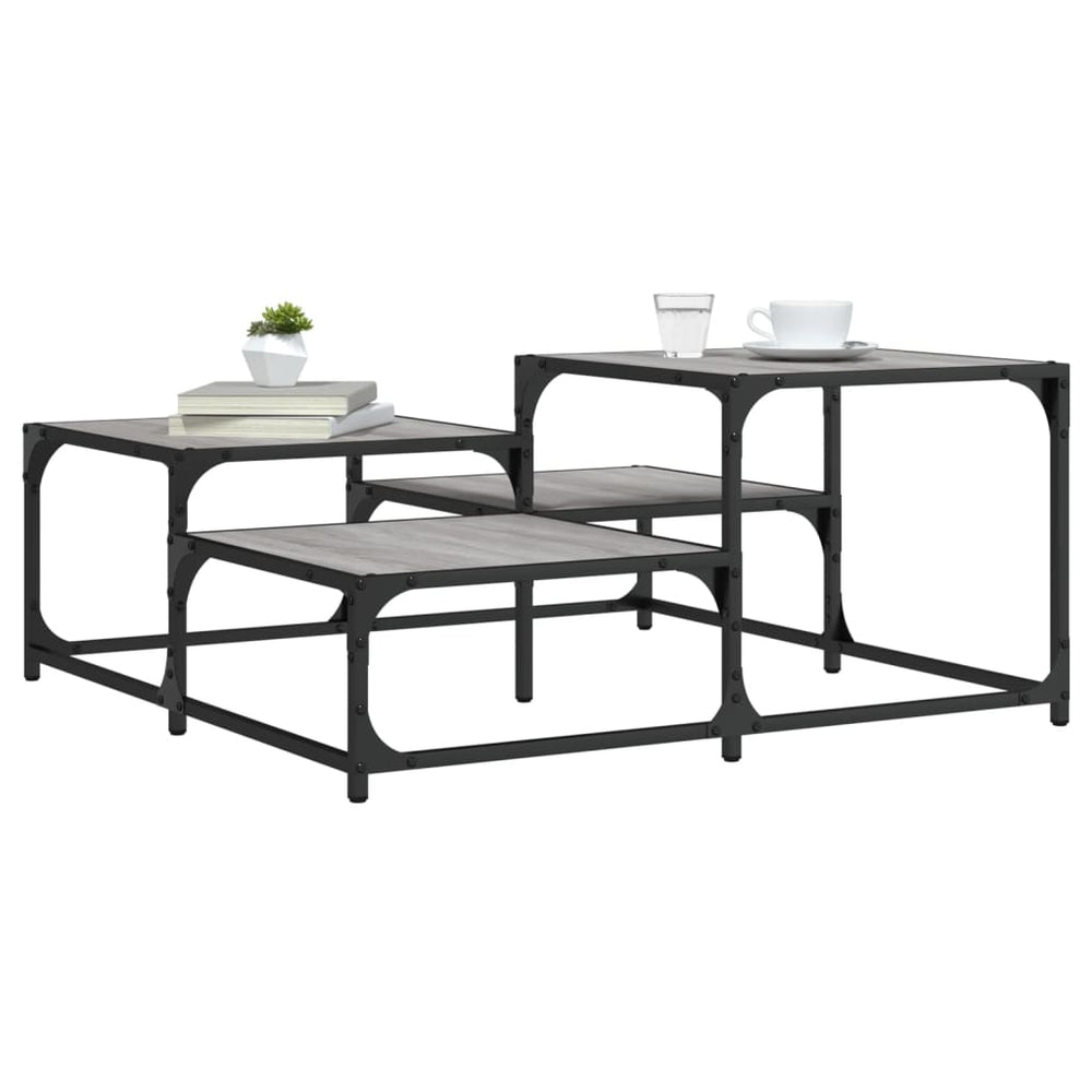 Couchtisch Grau Sonoma 87,5x87,5 cm