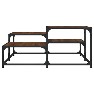 Couchtisch Braun Eichenoptik Quadratisch