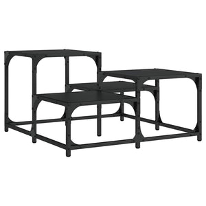 Schwarzer Couchtisch 68x68 cm