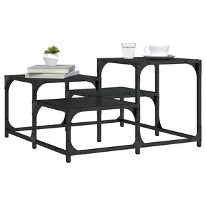 Schwarzer Couchtisch 68x68 cm