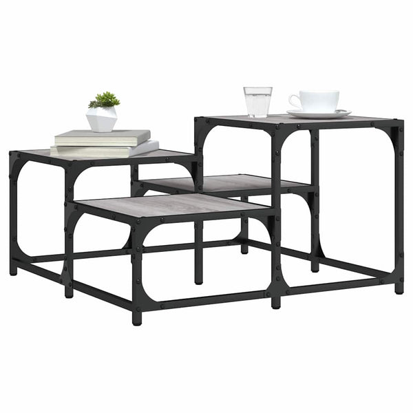 Couchtisch Grau Sonoma 68x68 cm