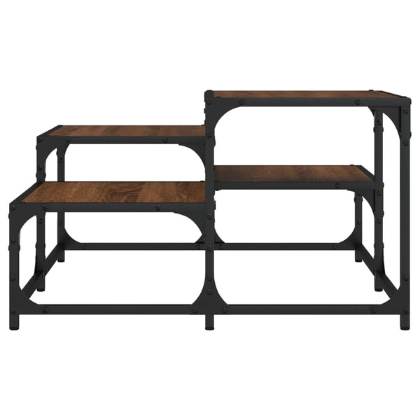 Couchtisch Braun Eichenoptik 68x68 cm
