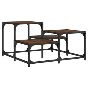 Couchtisch Braun Eichenoptik 68x68 cm