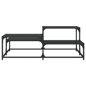 Schwarzer Couchtisch 107x107 cm