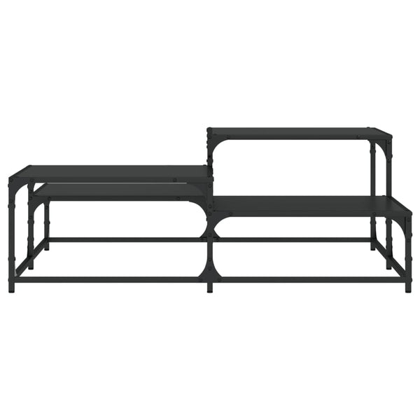 Schwarzer Couchtisch 107x107 cm