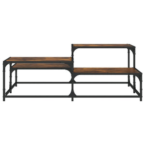 Quadratischer Couchtisch Räuchereiche 107x107 cm