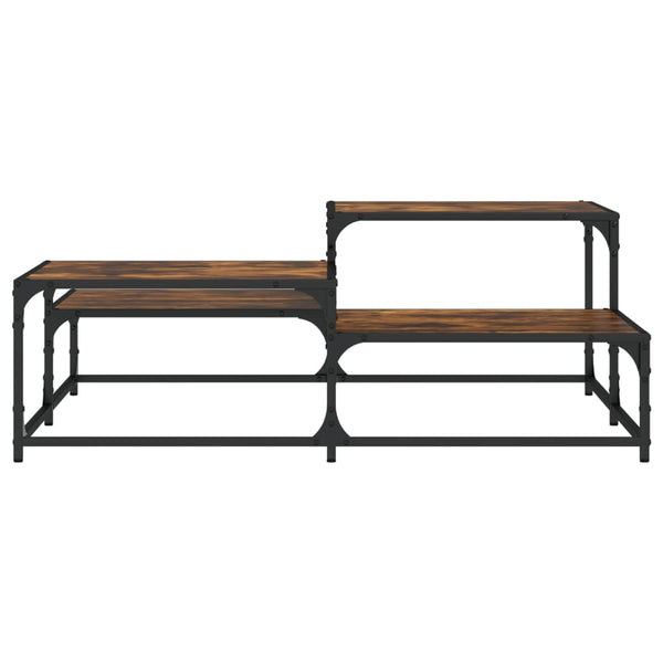 Quadratischer Couchtisch Räuchereiche 107x107 cm
