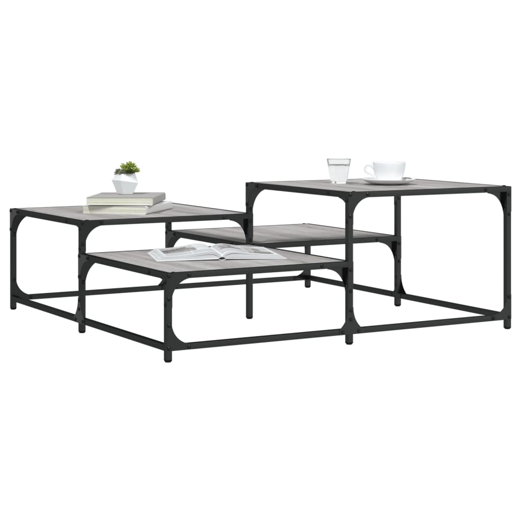Couchtisch Grau Sonoma 107x107 cm