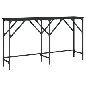 Schwarzer Konsolentisch 140 cm