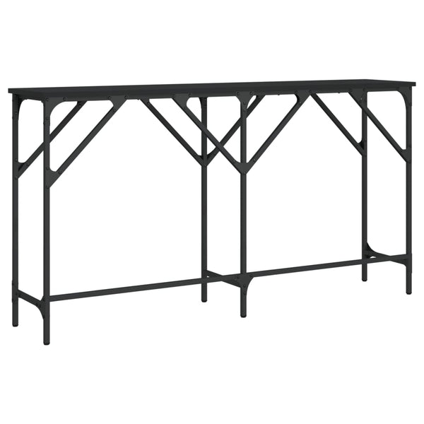 Schwarzer Konsolentisch 140 cm