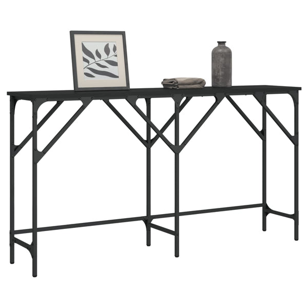 Schwarzer Konsolentisch 140 cm