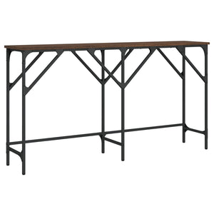 Konsolentisch Braun Eichen-Optik 140 cm