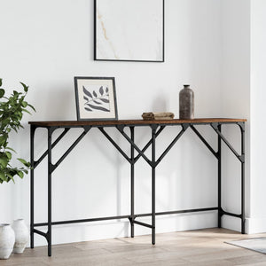 Konsolentisch Braun Eichen-Optik 140 cm
