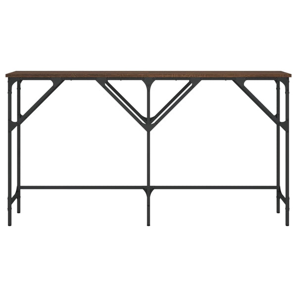 Konsolentisch Braun Eichen-Optik 140 cm