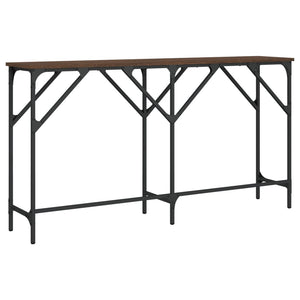 Konsolentisch Braun Eichen-Optik 140 cm