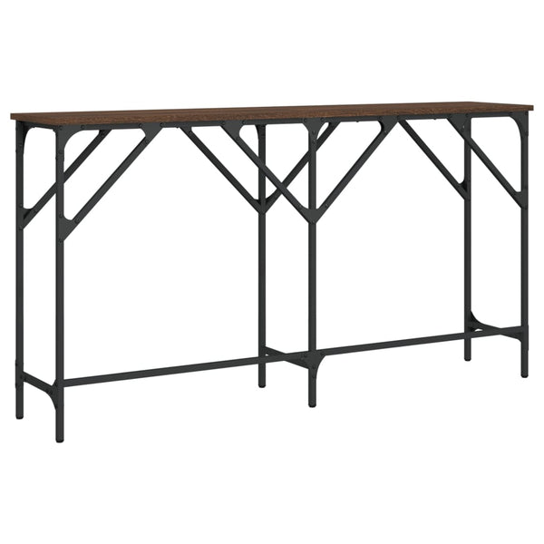 Konsolentisch Braun Eichen-Optik 140 cm