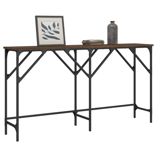 Konsolentisch Braun Eichen-Optik 140 cm
