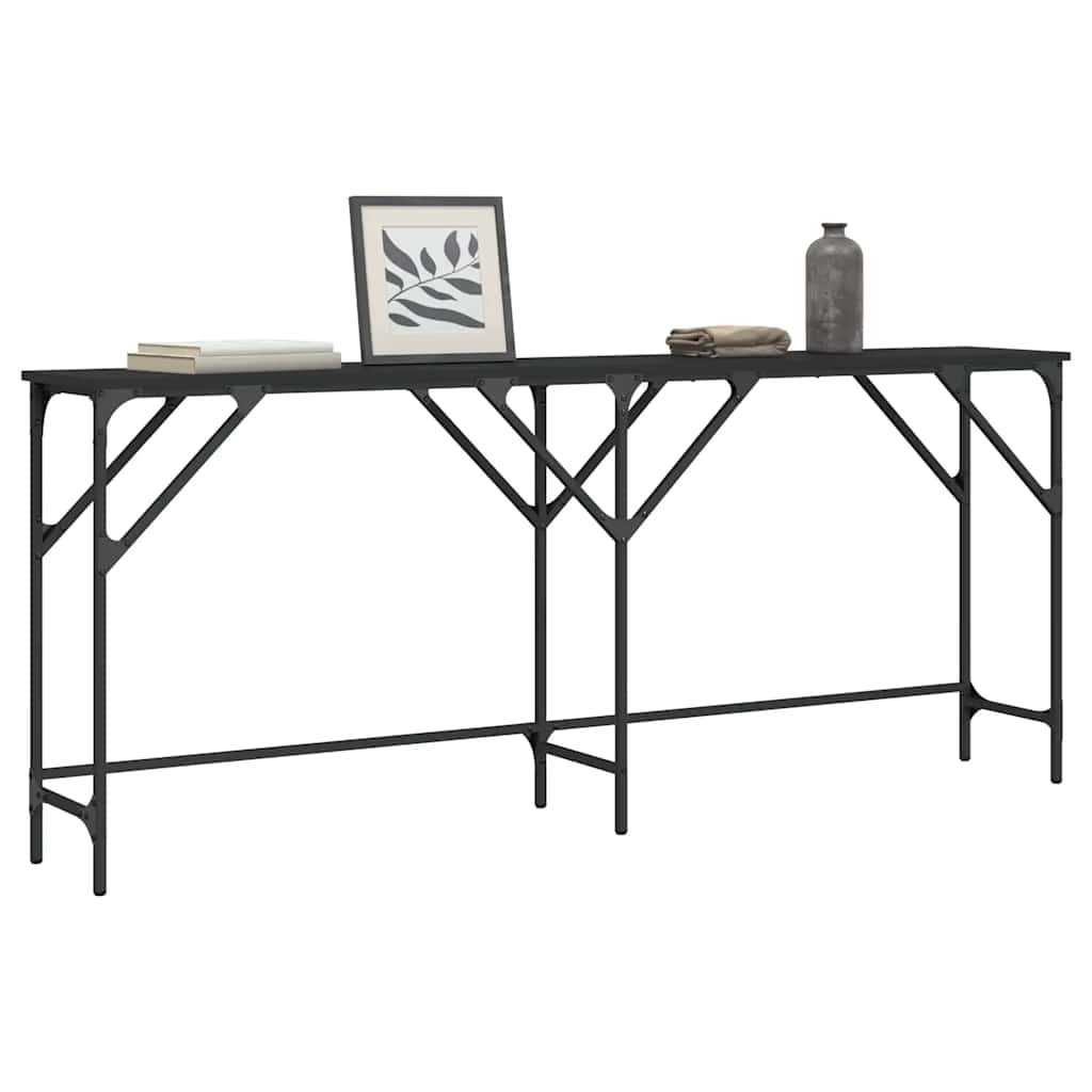 Schwarzer Konsolentisch 180 cm