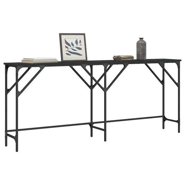 Schwarzer Konsolentisch 180 cm