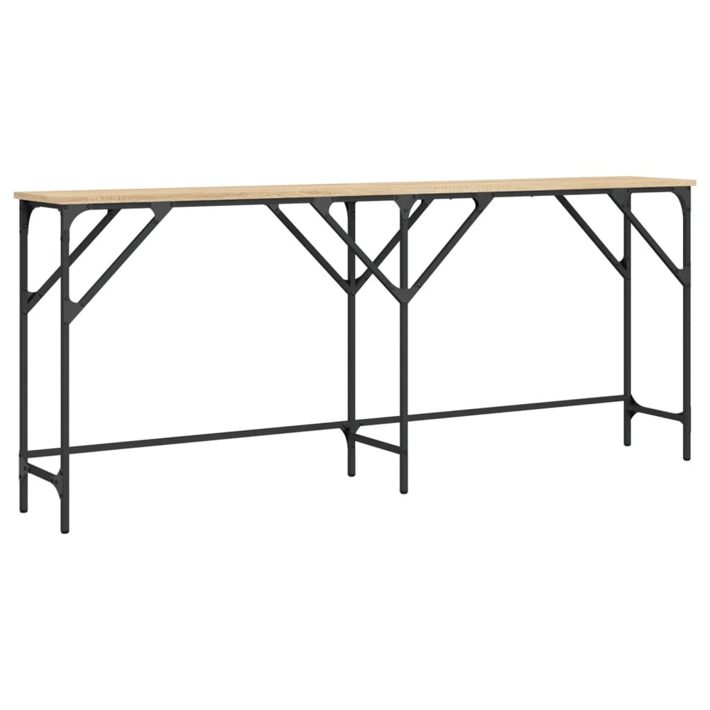 vidaXL Console Sonoma Eiche 180x29x75 cm Bois d'ingénierie