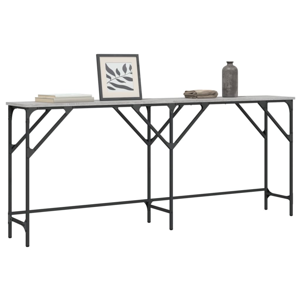 Konsolentisch Grau Sonoma 180 cm