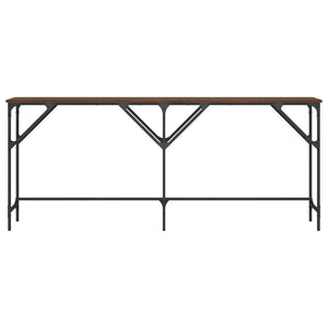 Konsolentisch Braun Eichenoptik 180 cm