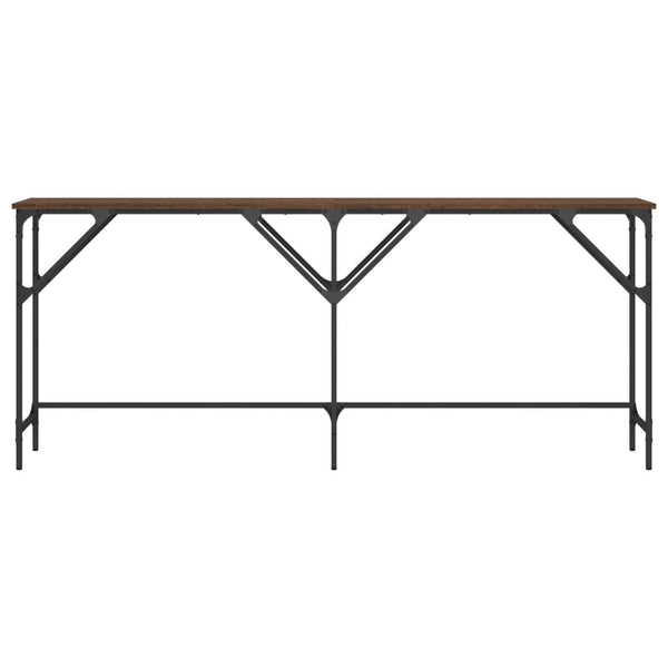 Konsolentisch Braun Eichenoptik 180 cm