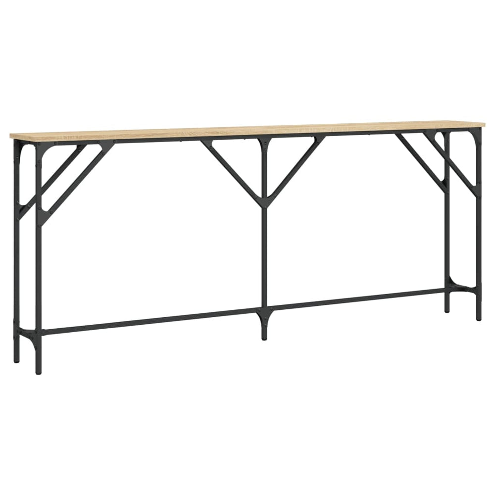 vidaXL Console chêne sonoma 180x23x75 cm Bois d'ingénierie