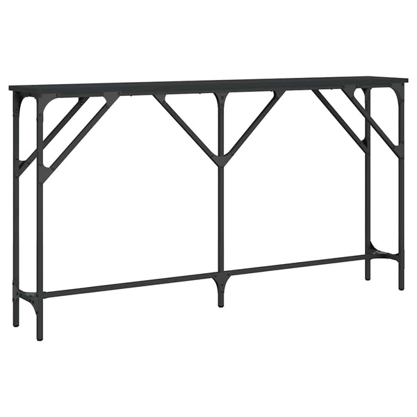 Schwarzer Konsolentisch 140 cm