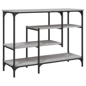Konsolentisch Grau Sonoma 100 cm mit Ablagen