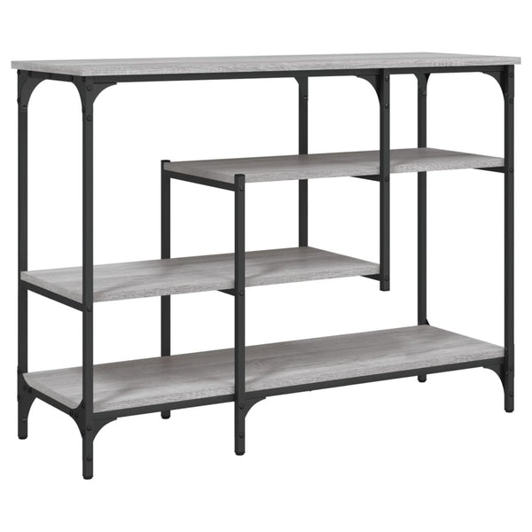 Konsolentisch Grau Sonoma 100 cm mit Ablagen